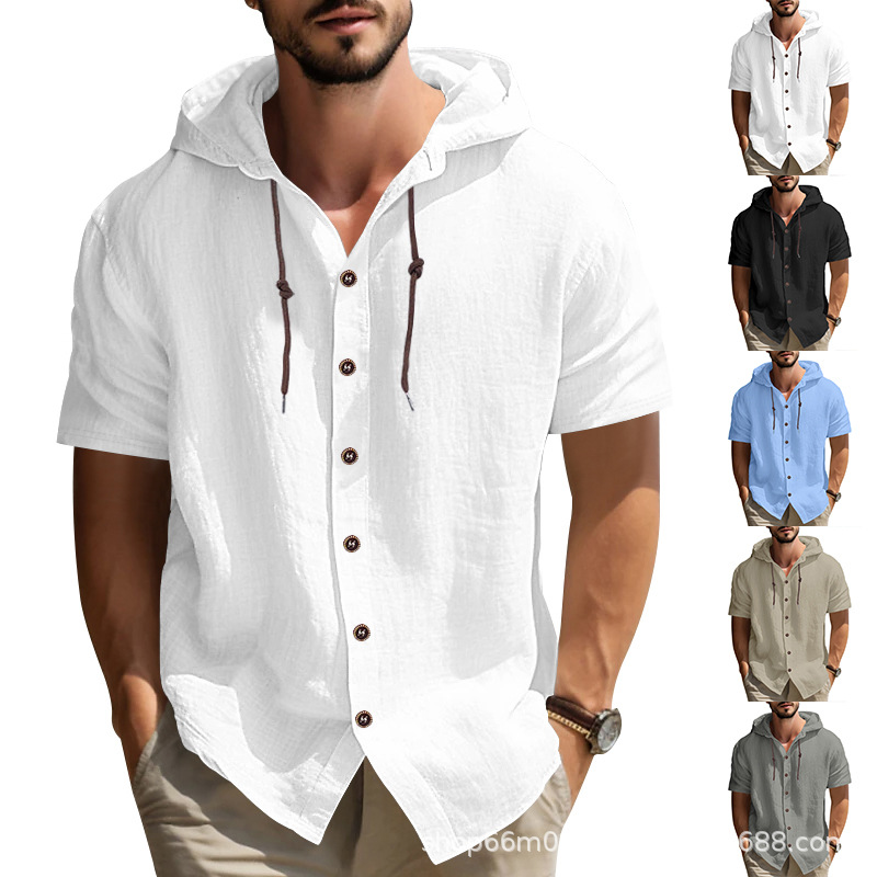 para hombre casual de manga corta camiseta