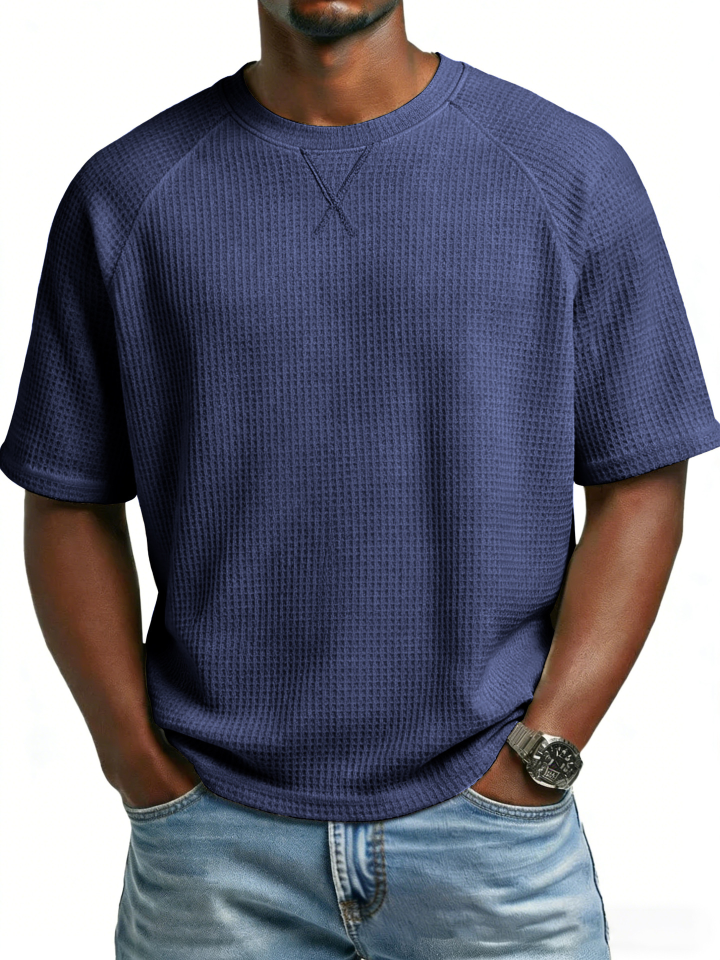 para hombre casual de manga corta camiseta
