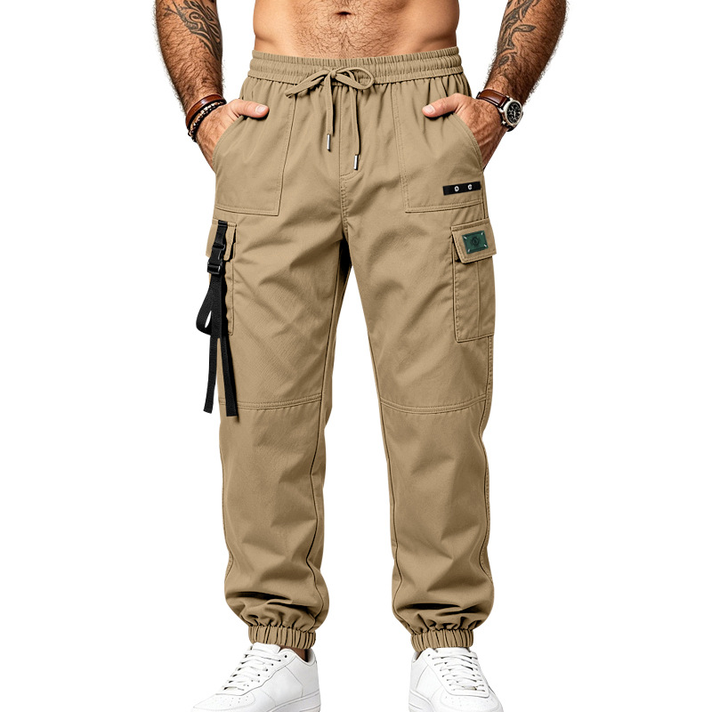 para hombre para exterior Cargo pantalón | Stretch Multi-Pocket Tapered Joggers