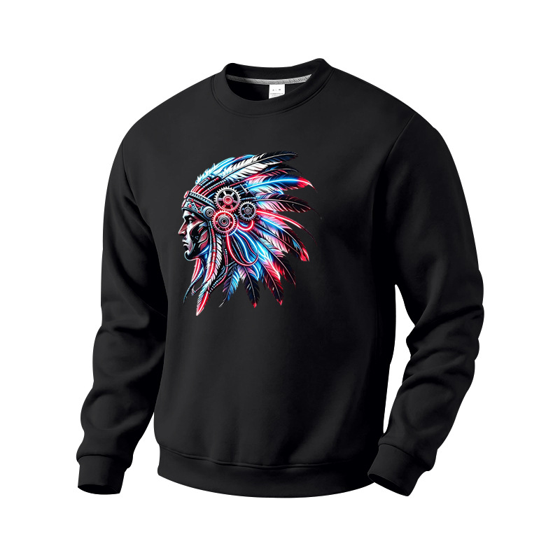 para hombre Fleece-Lined Crewneck Sweacamiseta
