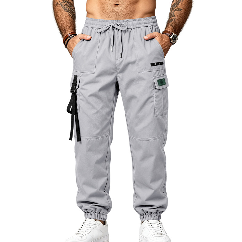 para hombre para exterior Cargo pantalón | Stretch Multi-Pocket Tapered Joggers