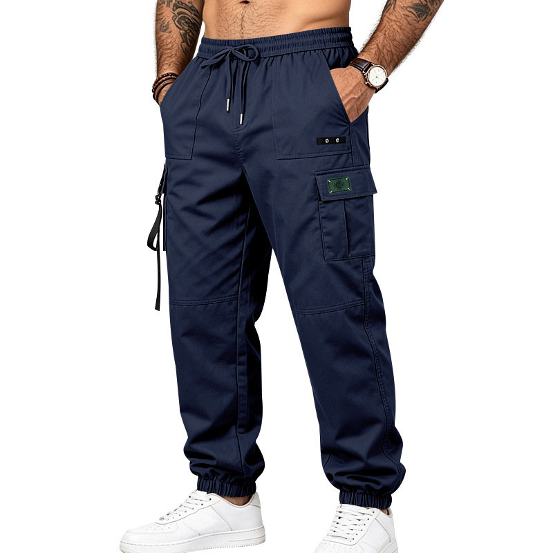para hombre para exterior Cargo pantalón | Stretch Multi-Pocket Tapered Joggers