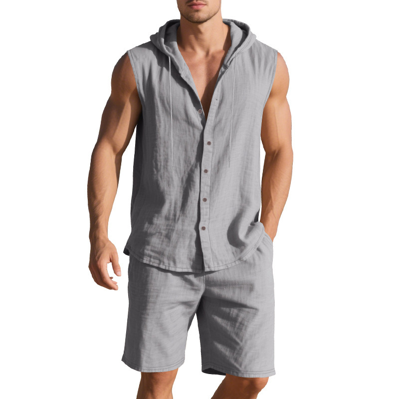 para hombre camisa & shorts Set