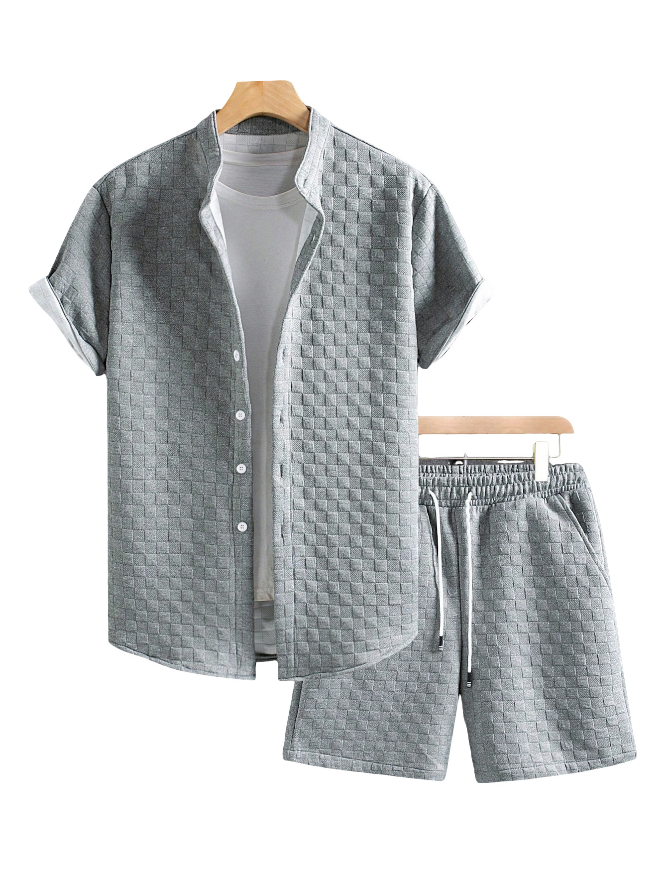 para hombre camisa & shorts Set