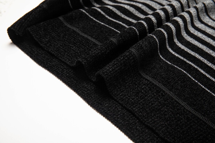 Thickened Plush Warm tejidoted Sweater Colorblock Round Neck Sweater para hombre