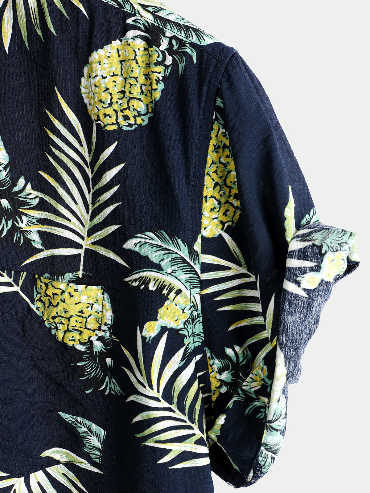 Holiday Pineapple de manga corta Pockecamiseta para hombre
