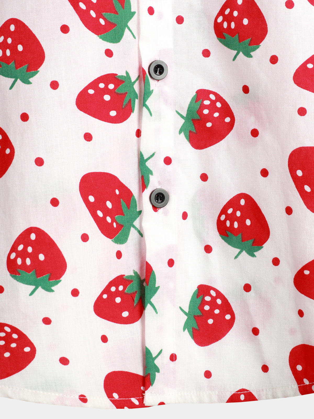Camisa Strawberry estampado de manga corta para hombre
