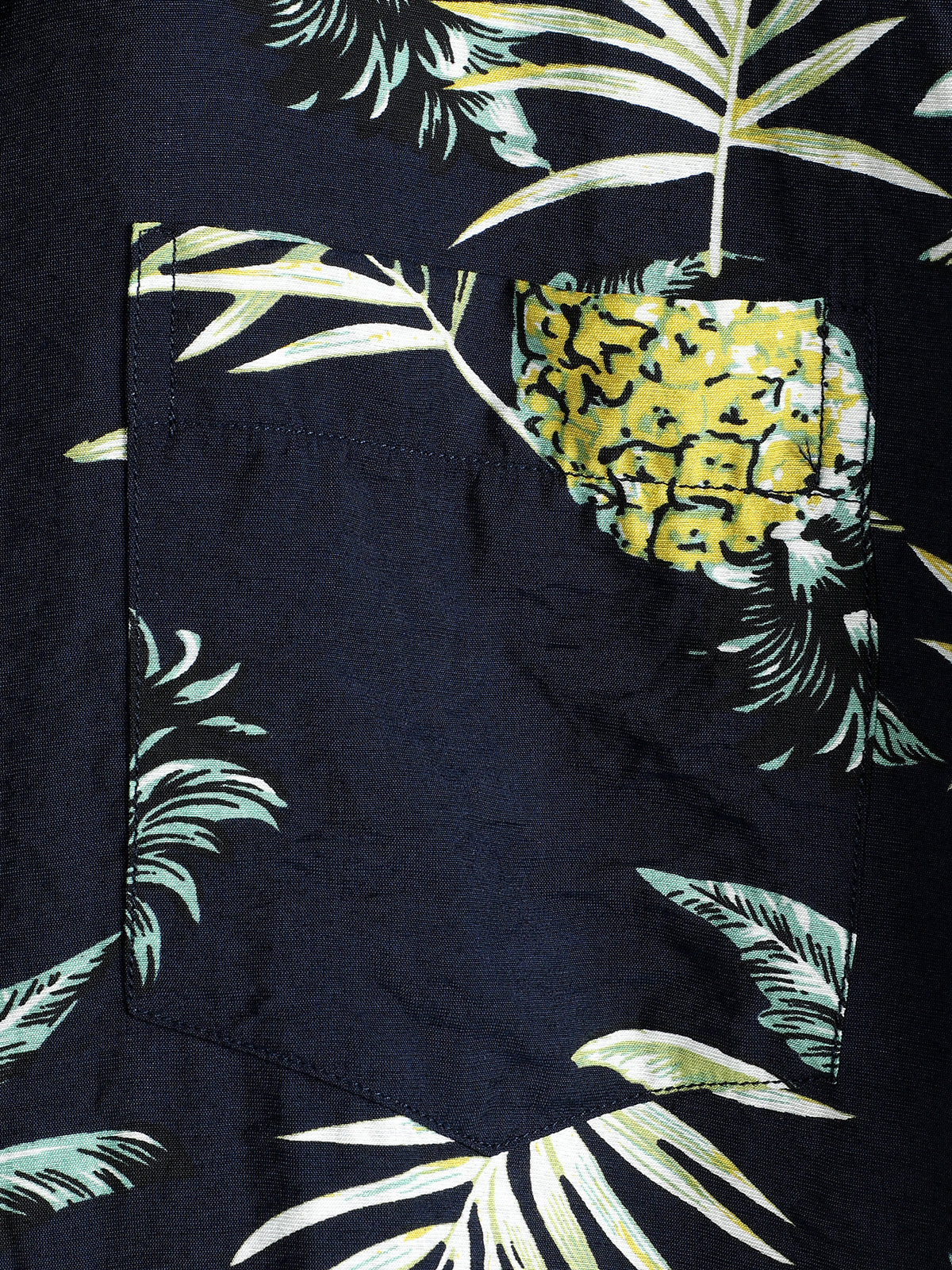 Holiday Pineapple de manga corta Pockecamiseta para hombre