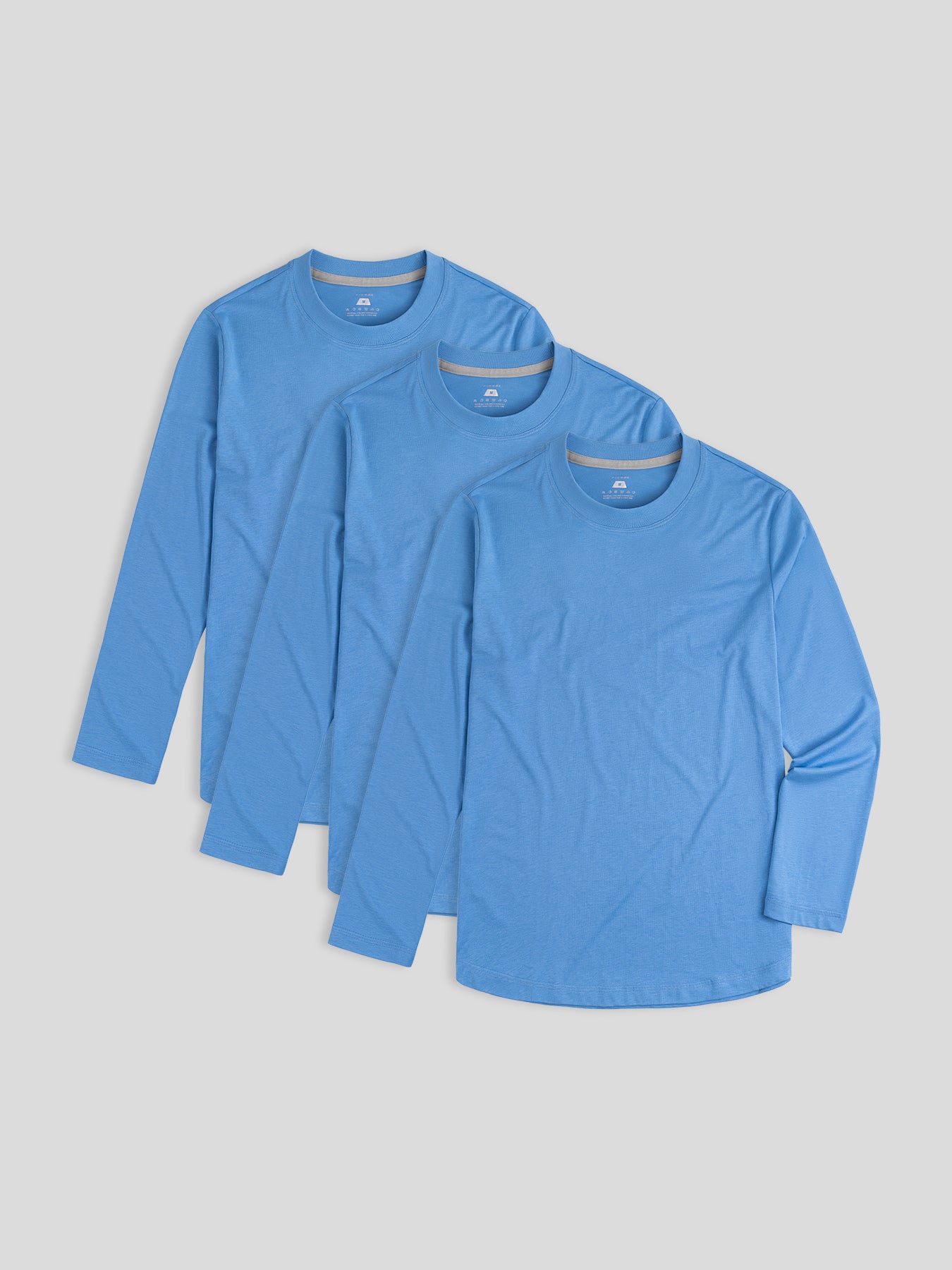 Staysmooth de corte entallado de manga larga Tee 3-Pack: 2024 New Colors