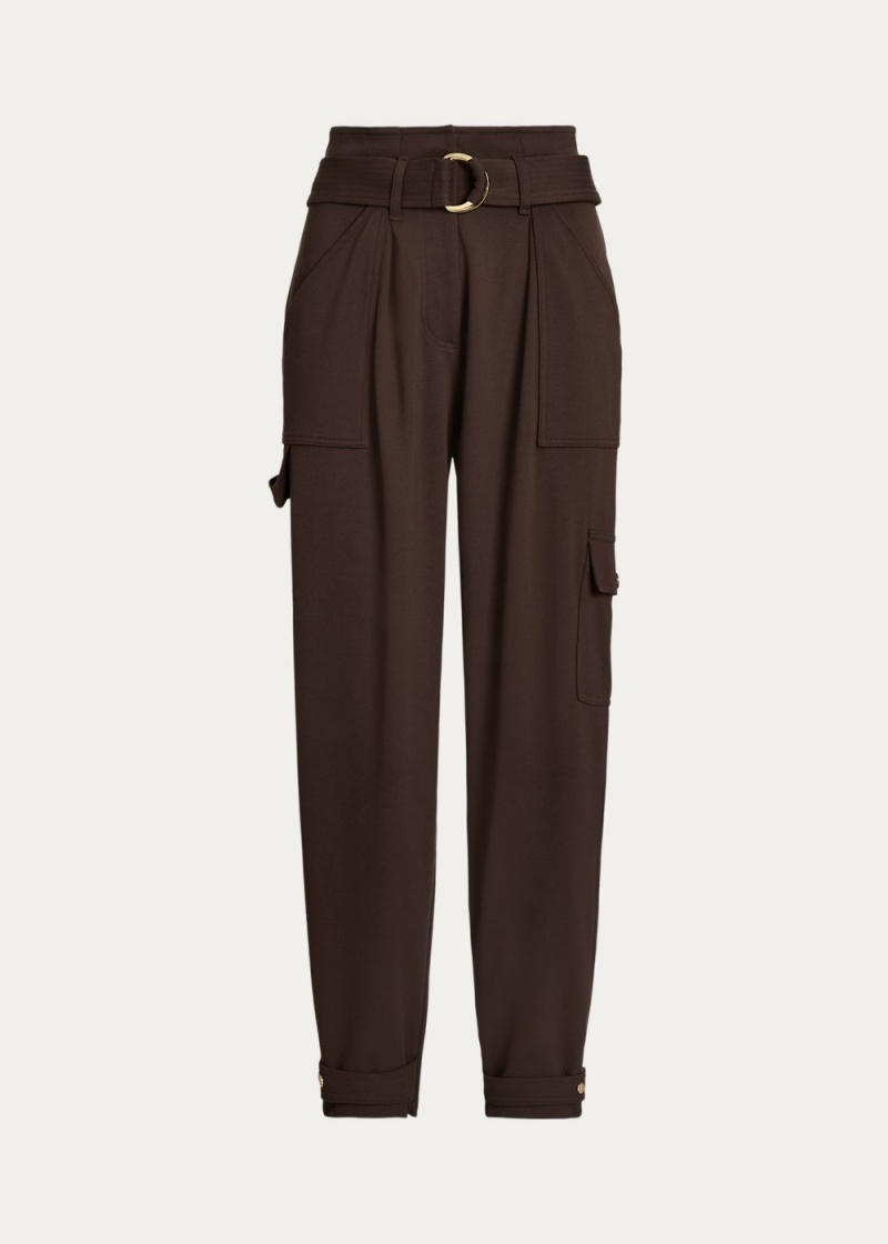 Pantalon Cargo Belted Ponte Cargo Pants Mujer Marrom | GIYP40576 - vista 1