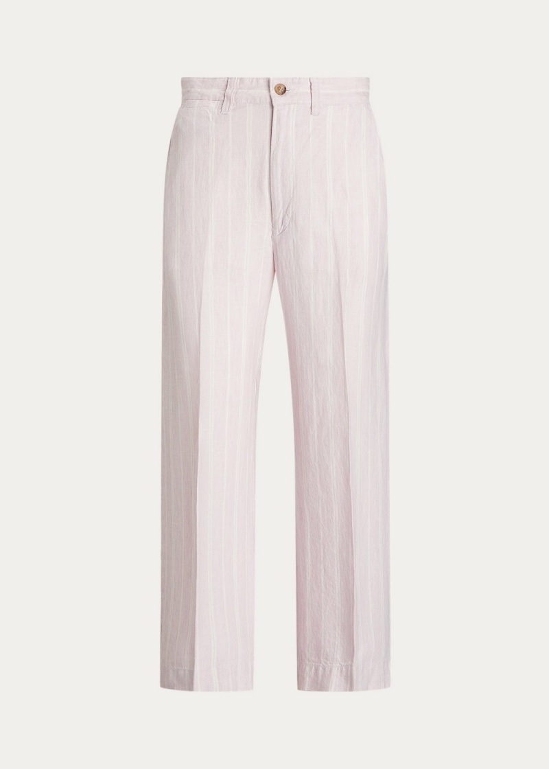 Pantalones A Rayas Linen Anchos-Leg Mujer Stripes | LFTC58796 - vista 2