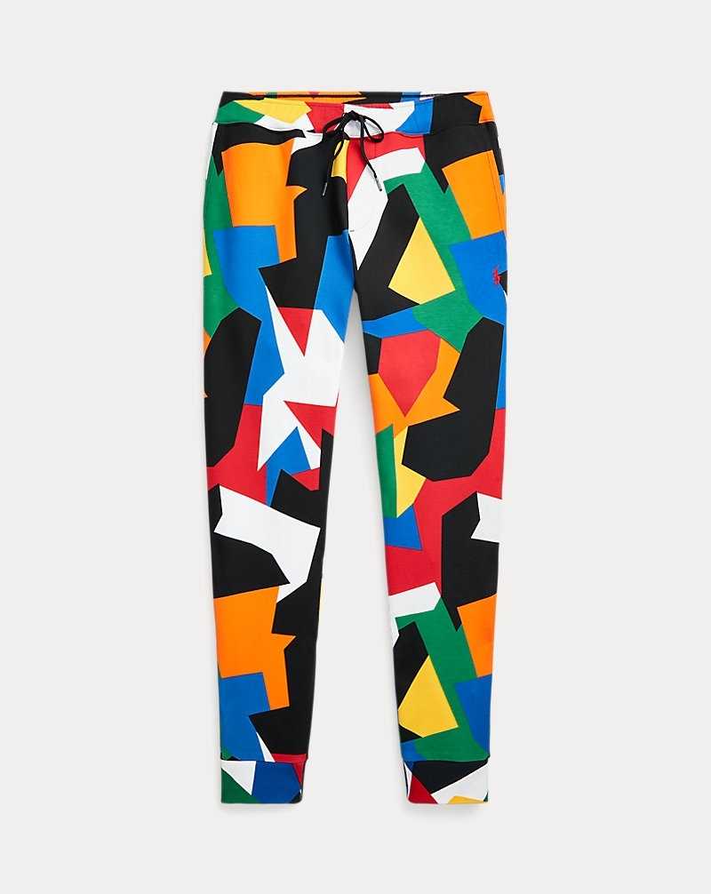 Pantalones Ralph Lauren Abstract-Print Double-Knit Jogging Bottoms Hombre Camuflados | YURPLEO-46 - vista 2