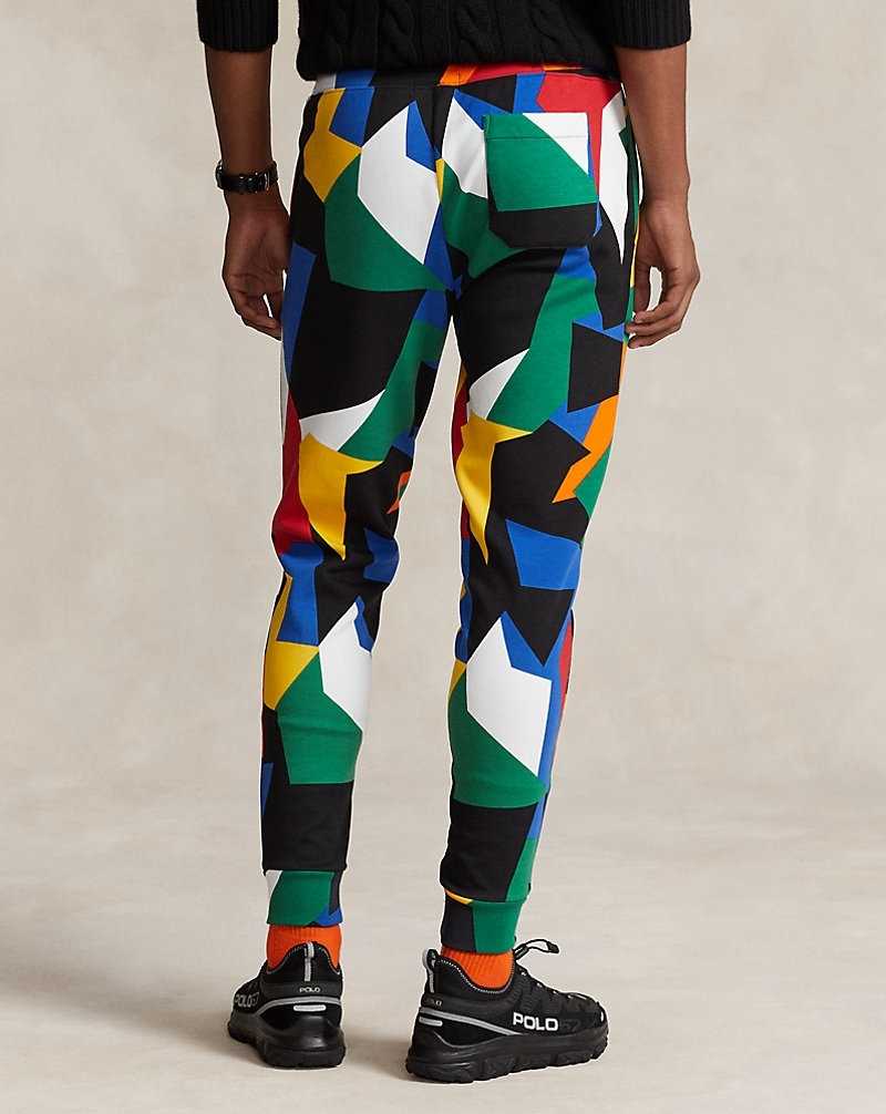 Pantalones Ralph Lauren Abstract-Print Double-Knit Jogging Bottoms Hombre Camuflados | YURPLEO-46 - vista 4