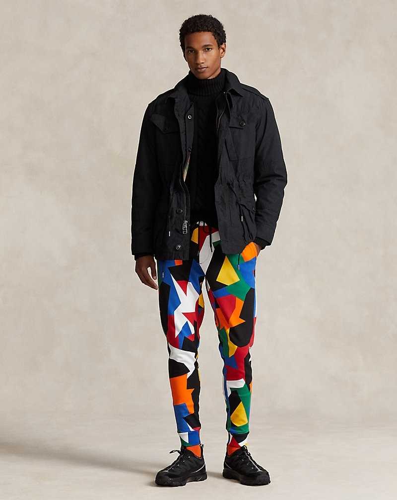 Pantalones Ralph Lauren Abstract-Print Double-Knit Jogging Bottoms Hombre Camuflados | YURPLEO-46 - vista 1
