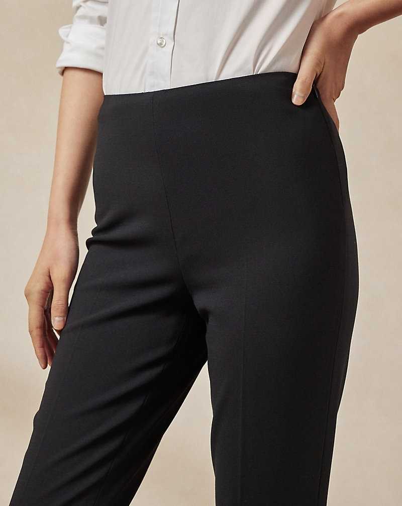 Pantalones Ralph Lauren Annie Stretch Wool Mujer Negros | AWQOIXY-48 - vista 5