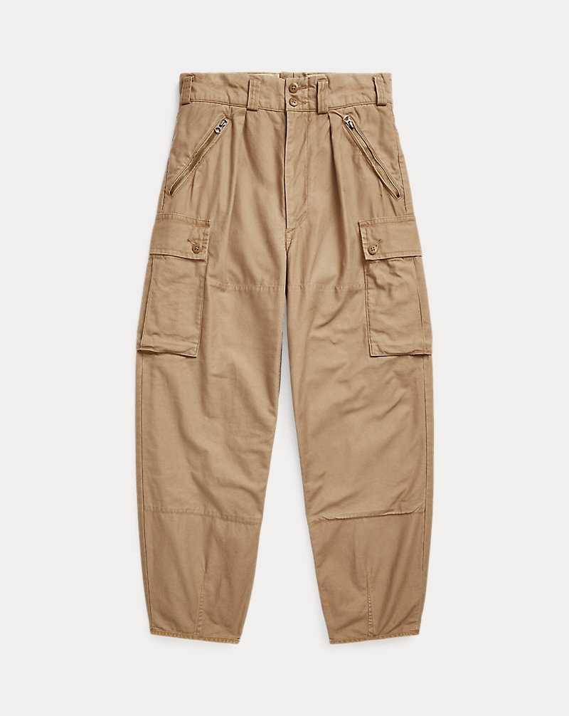 Pantalones Ralph Lauren Baggy Fit Reverse-Sateen Cargo Hombre Kaki | BMLQWKY-21 - vista 2