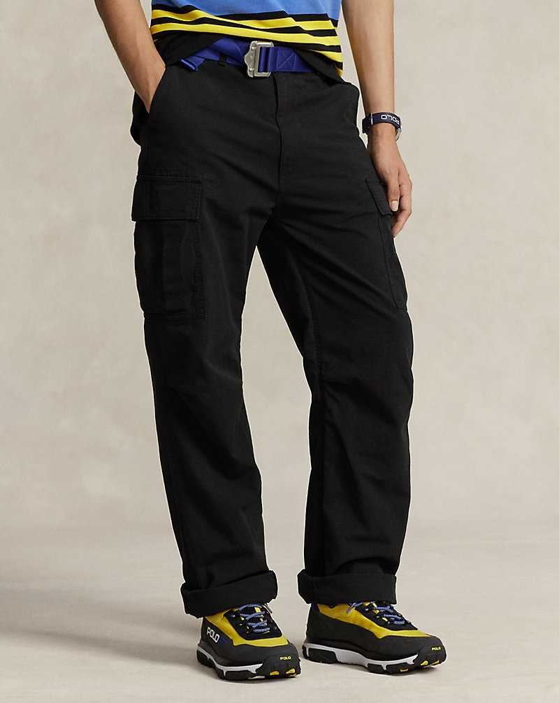 Pantalones Ralph Lauren Burroughs Relaxed Fit Ripstop Cargo Hombre Negros | CSNLFEU-42 - vista 3