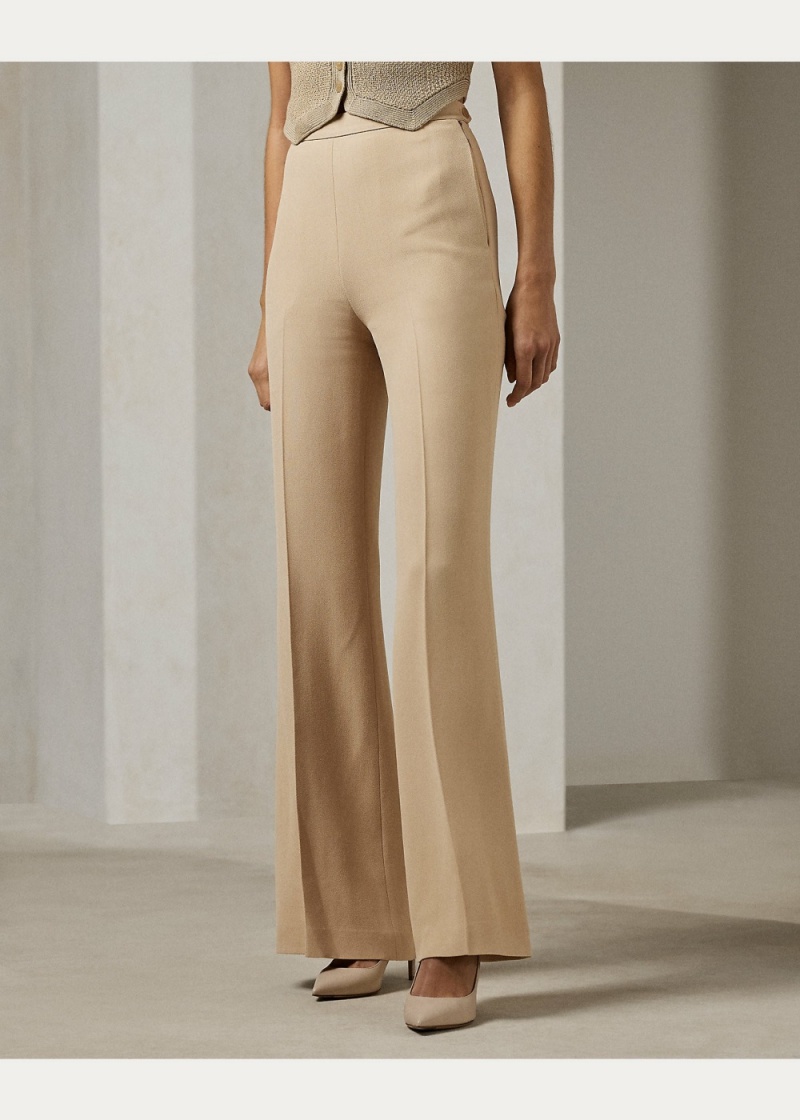 Pantalones Chevonne Textured Twill Pant Mujer Marrom | LMQS27684 - vista 3