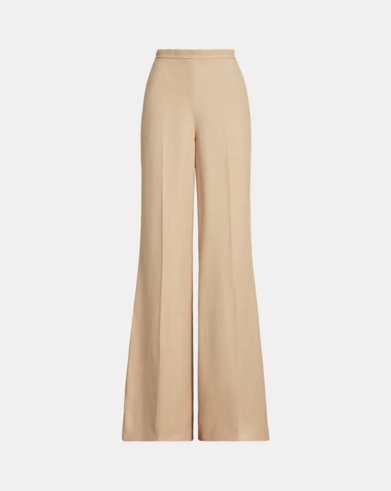 Pantalones Ralph Lauren Chevonne Textured Twill Mujer Fawn | AXMSDVT-15 - vista 2