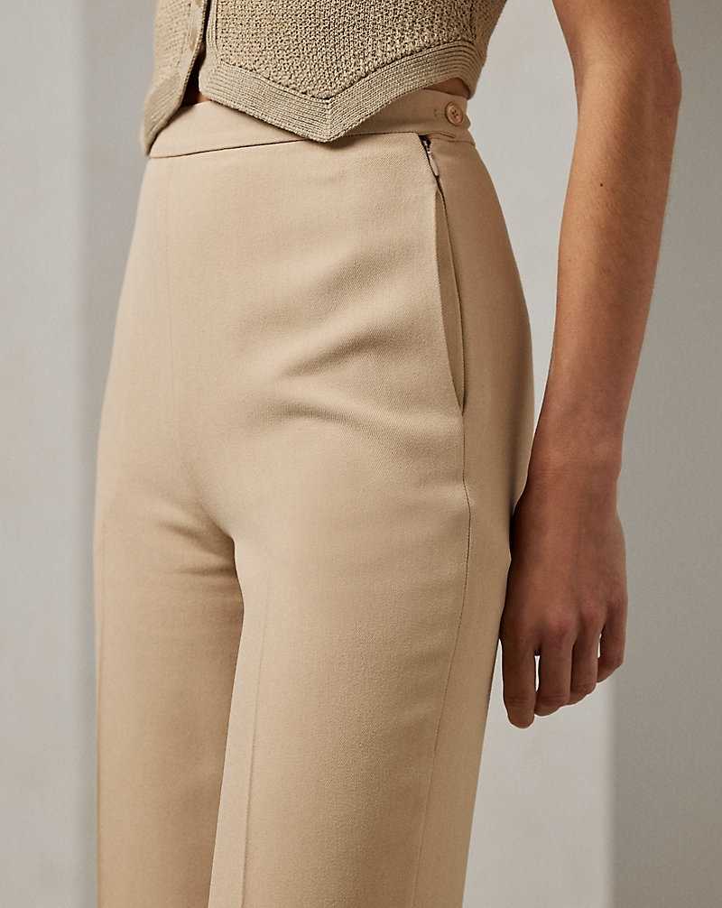 Pantalones Ralph Lauren Chevonne Textured Twill Mujer Fawn | AXMSDVT-15 - vista 5