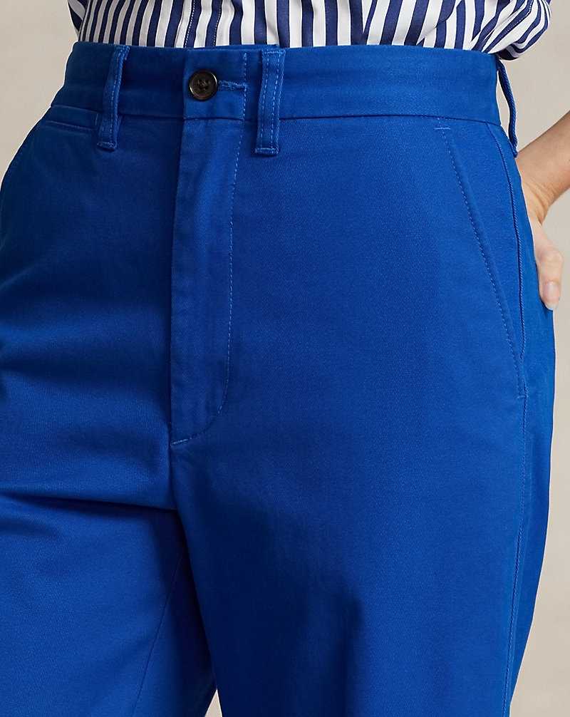 Pantalones Ralph Lauren Chino Wide-Leg Mujer Azules | SRWGZJU-29 - vista 5