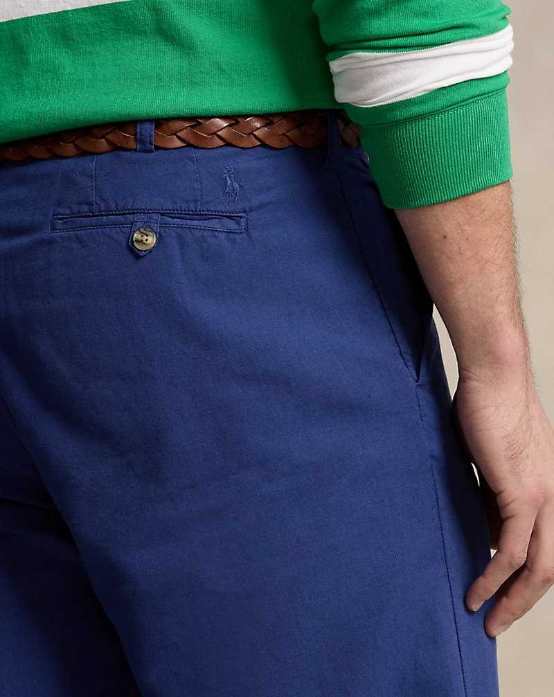 Pantalones Ralph Lauren Classic Fit Linen-Cotton Hombre Azul Rey | SWPDTMX-94 - vista 5