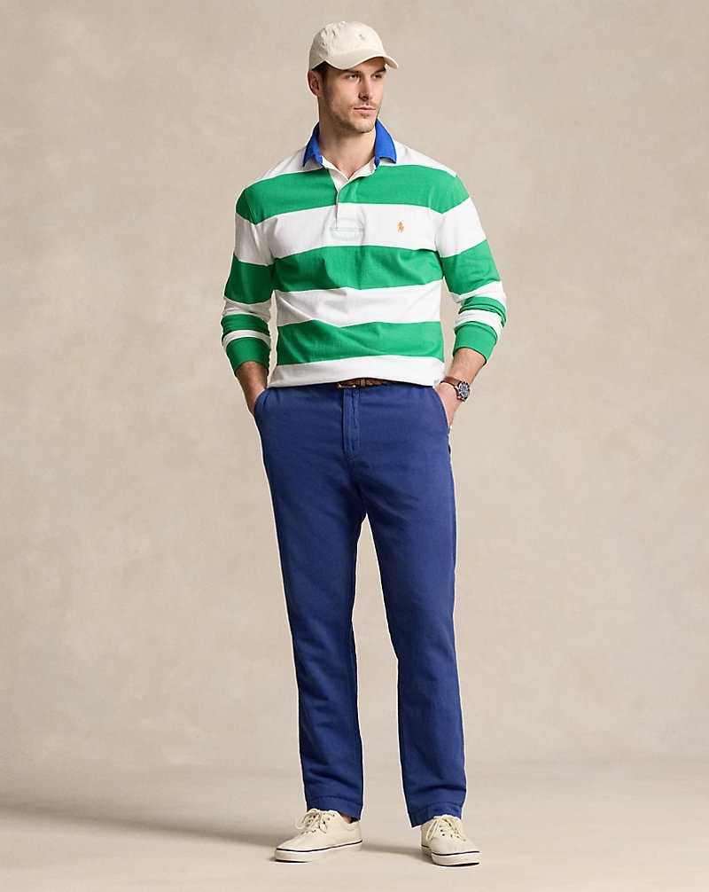 Pantalones Ralph Lauren Classic Fit Linen-Cotton Hombre Azul Rey | SWPDTMX-94 - vista 1