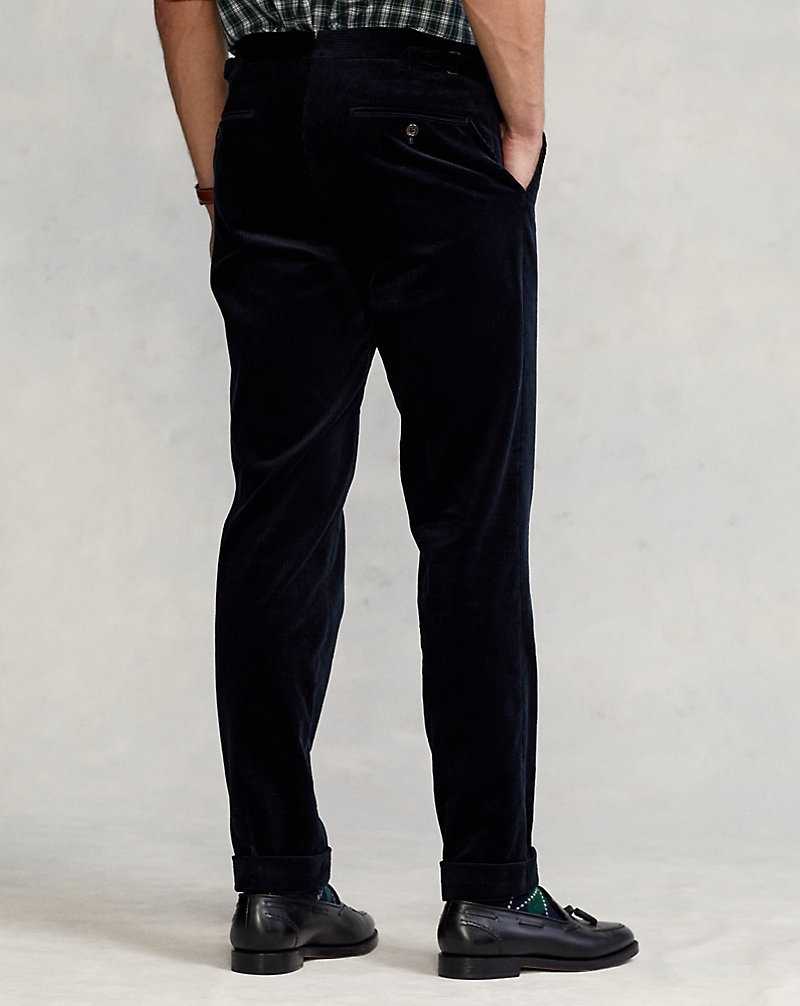 Pantalones Ralph Lauren Corduroy Hombre Azul Marino | QIYWDLU-97 - vista 4