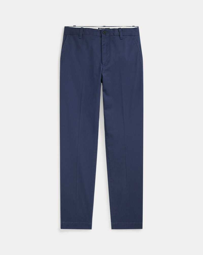 Pantalones Ralph Lauren Cropped Slim Fit Twill Chino Mujer Azul Marino | LGHTBQX-12 - vista 2