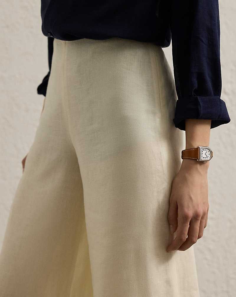 Pantalones Ralph Lauren Daria Linen Wide-Leg Mujer | BUDCVIE-70 - vista 5