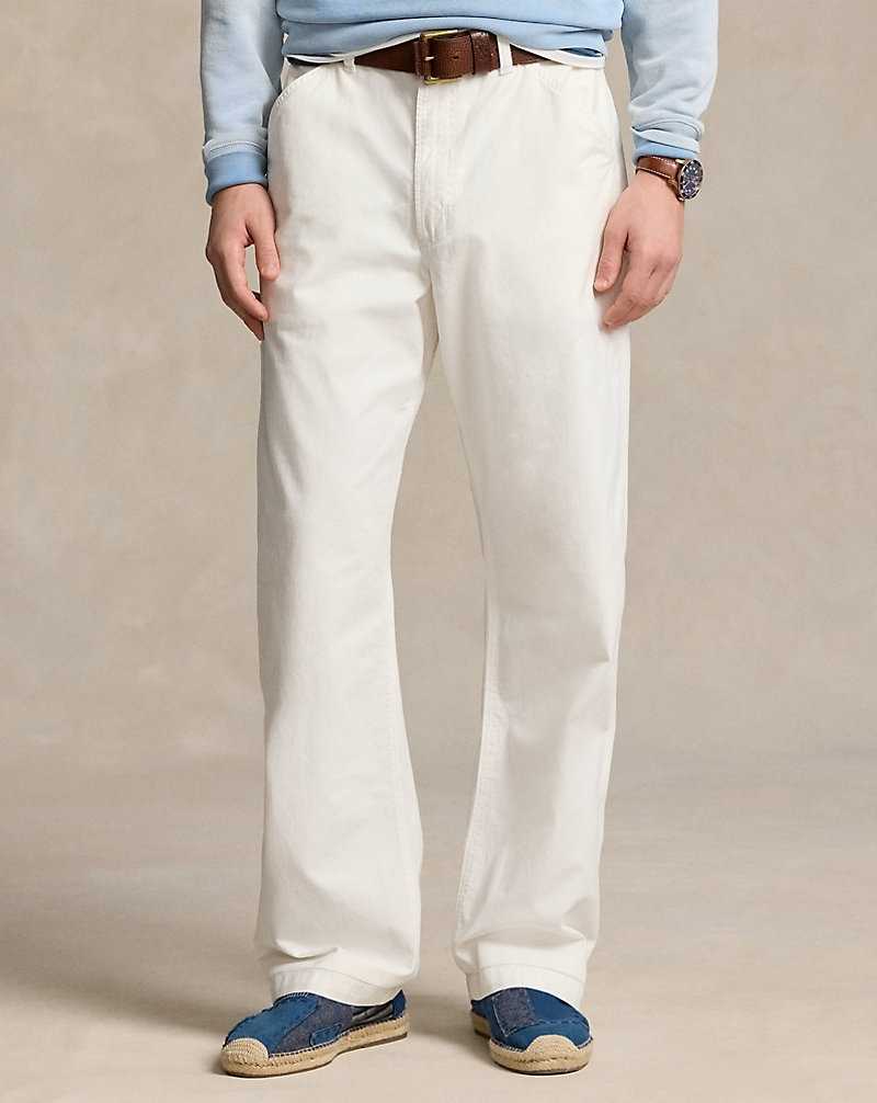 Pantalones Ralph Lauren Dungaree Fit Twill Carpenter Hombre Blancos | KCRHJDT-52 - vista 3