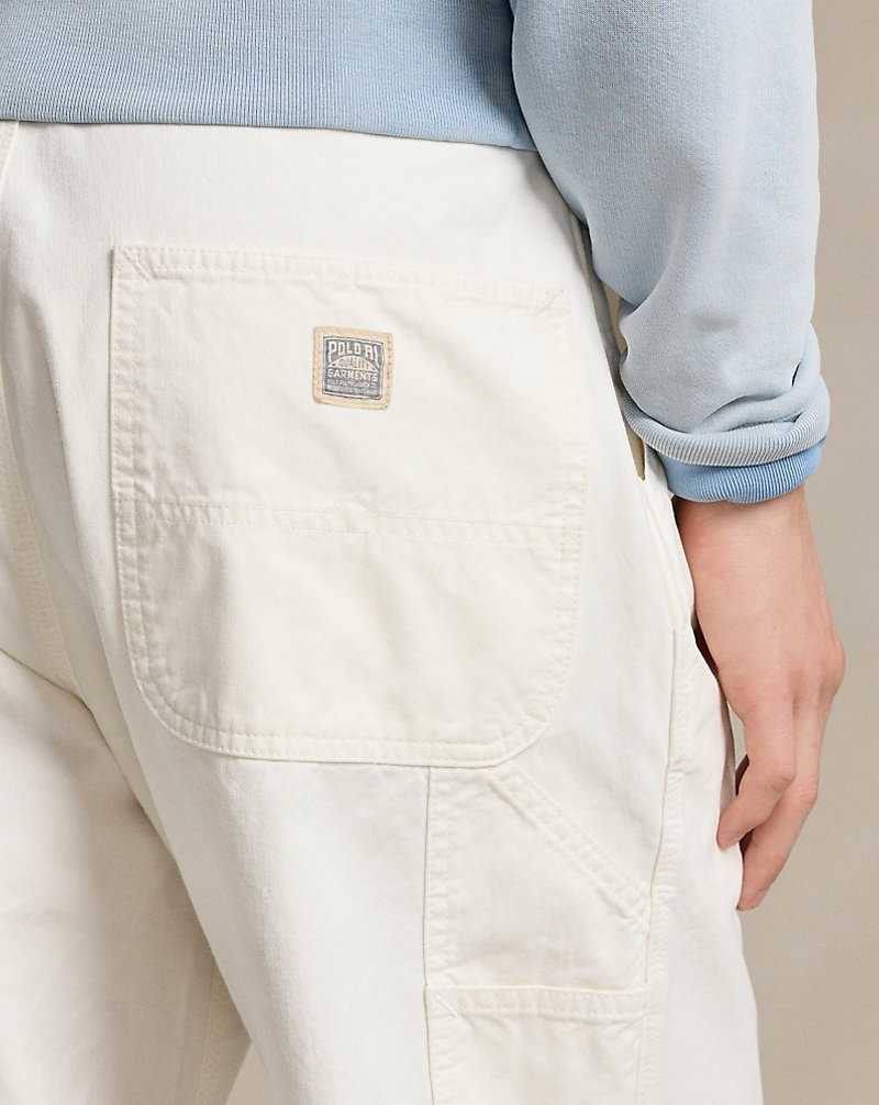 Pantalones Ralph Lauren Dungaree Fit Twill Carpenter Hombre Blancos | KCRHJDT-52 - vista 5