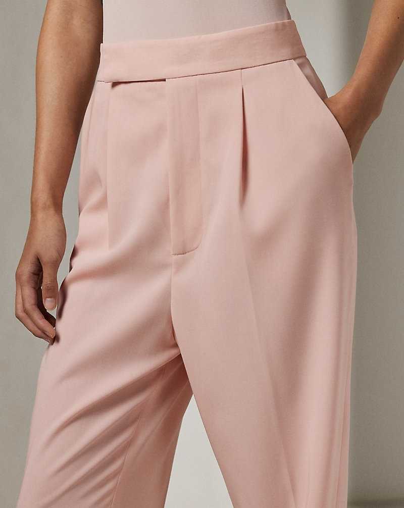 Pantalones Ralph Lauren Evanne Wool Trench Mujer Blush | MTHXEPI-46 - vista 5