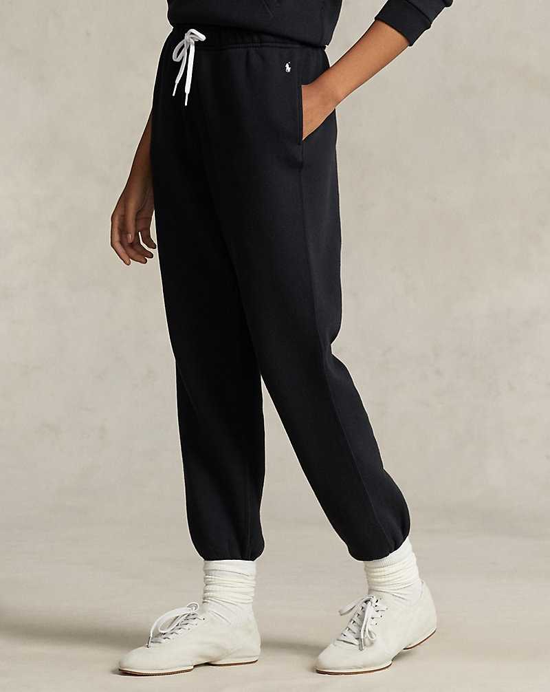 Pantalones Ralph Lauren Fleece Athletics Mujer Negros | QUBYZOA-95 - vista 3