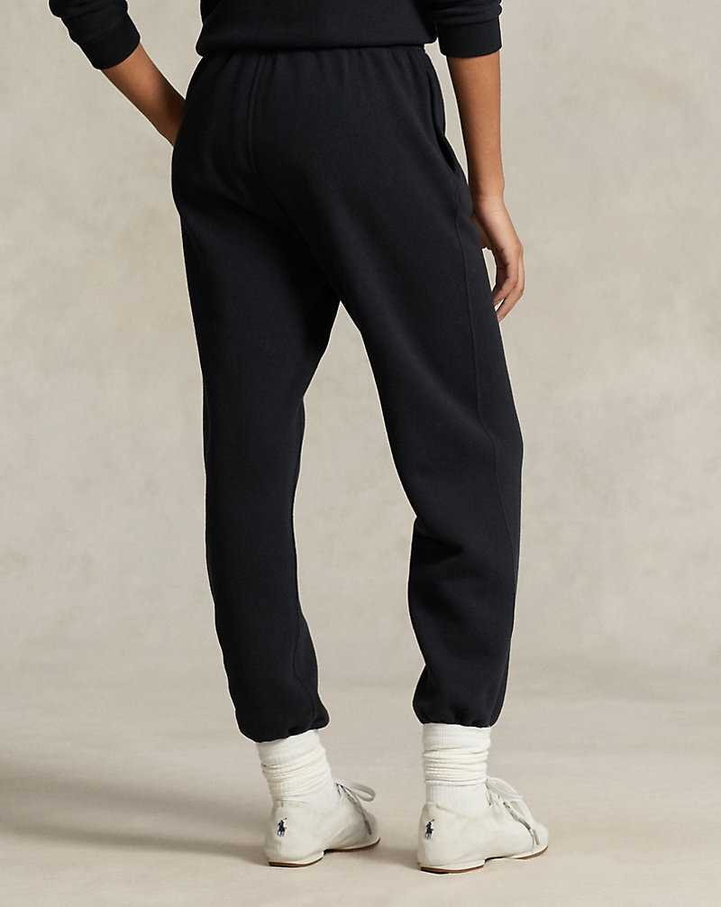 Pantalones Ralph Lauren Fleece Athletics Mujer Negros | QUBYZOA-95 - vista 4