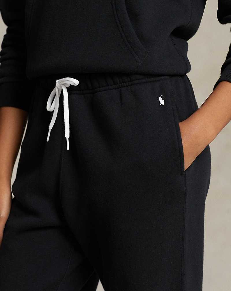 Pantalones Ralph Lauren Fleece Athletics Mujer Negros | QUBYZOA-95 - vista 5