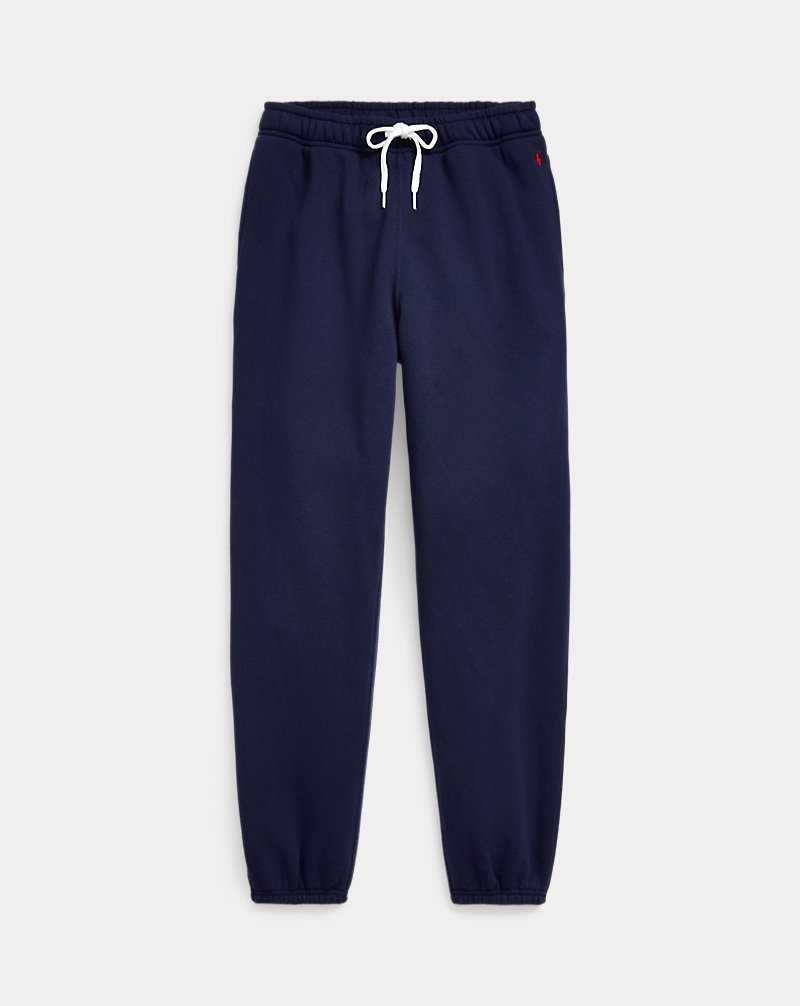 Pantalones Ralph Lauren Fleece Athletics Mujer Azul Marino | ZILJUBR-71 - vista 2