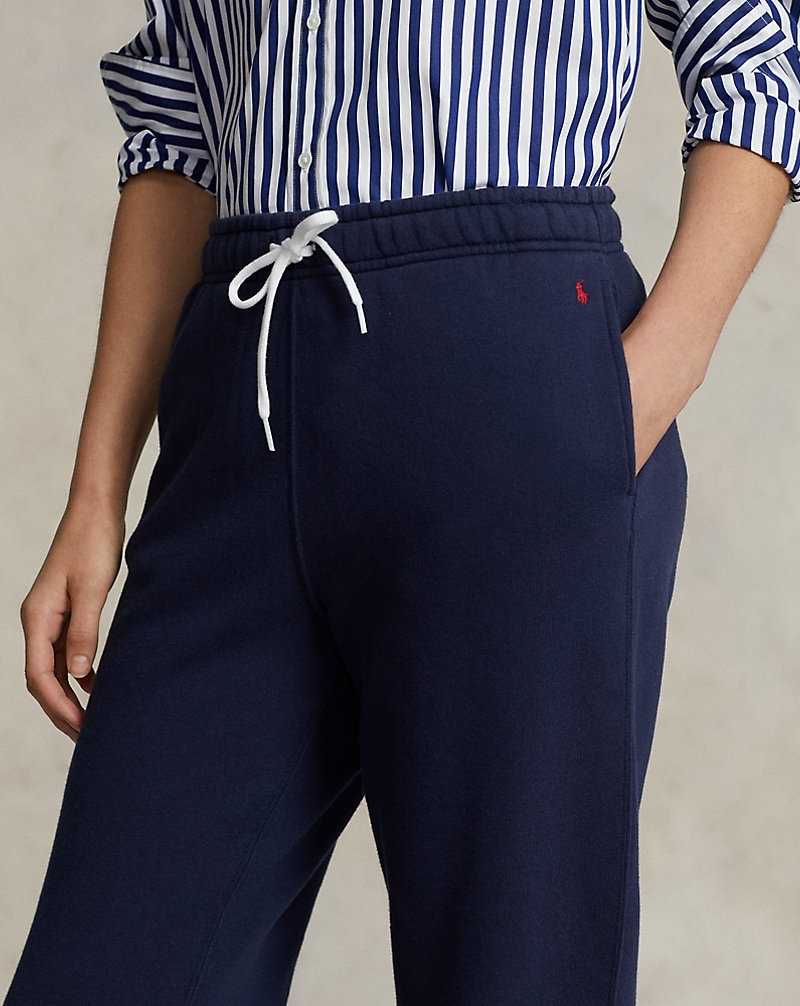 Pantalones Ralph Lauren Fleece Athletics Mujer Azul Marino | ZILJUBR-71 - vista 5