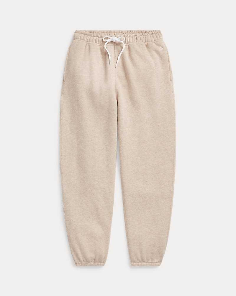 Pantalones Ralph Lauren Fleece Athletics Mujer Expedition Dune Heather | DFETILQ-90 - vista 2