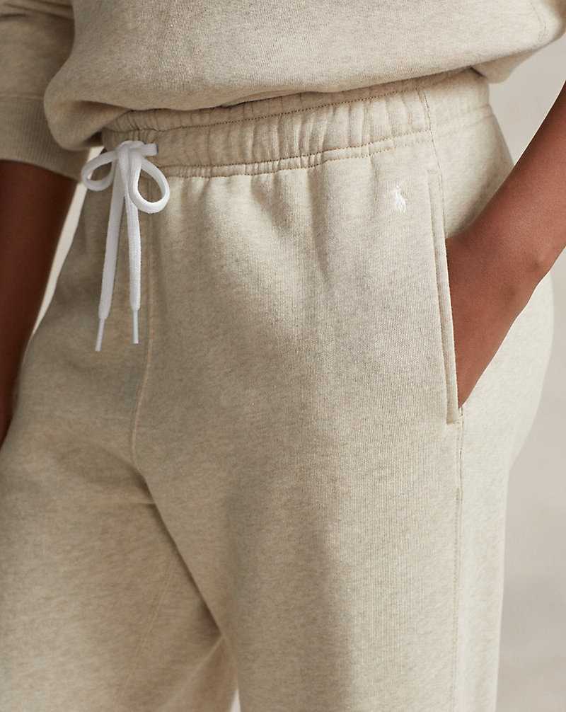 Pantalones Ralph Lauren Fleece Athletics Mujer Expedition Dune Heather | DFETILQ-90 - vista 5