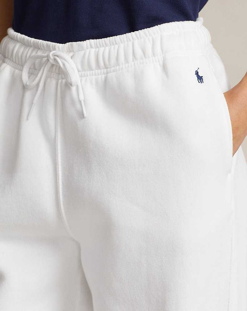 Pantalones Ralph Lauren Fleece Athletics Mujer Blancos | PNWGHTM-03 - vista 5