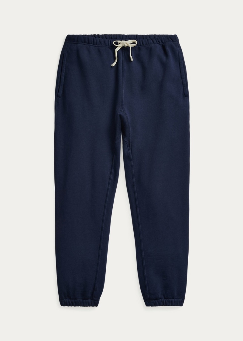 Pantalones Fleece Tracksuit Bottoms Mujer Azul Marino | RQBH47215 - vista 7