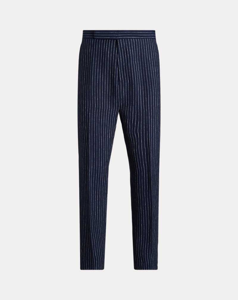 Pantalones Ralph Lauren Gregory Hand-Tailored Pinstripe Hombre Spring Navy/Cream | EXVJNDB-30 - vista 2
