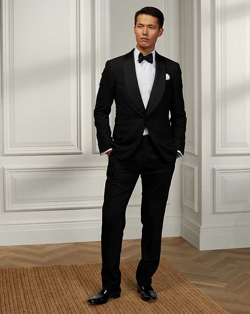 Pantalones Ralph Lauren Gregory Hand-Tailored Tuxedo Hombre Negros | LASVMTO-67 - vista 1
