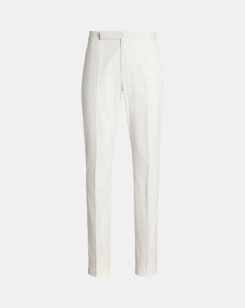 Pantalones Ralph Lauren Gregory Twill Hombre Blancos | KSNDOGQ-21 - vista 2