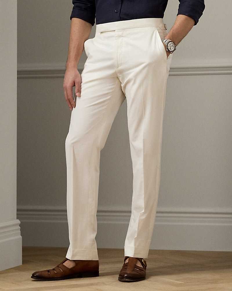 Pantalones Ralph Lauren Gregory Twill Hombre Blancos | KSNDOGQ-21 - vista 3