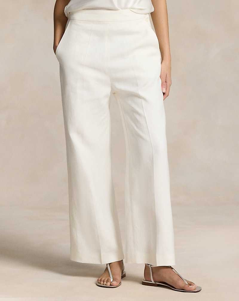 Pantalones Ralph Lauren Hemp Wide-Leg Mujer Nevis | SIEAWRU-59 - vista 3