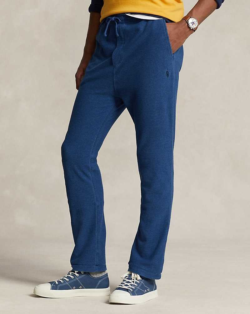 Pantalones Ralph Lauren Indigo-Dyed Mesh Drawstring Hombre Azules | ABOMVEX-78 - vista 3