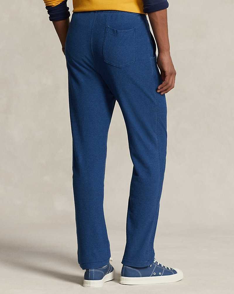 Pantalones Ralph Lauren Indigo-Dyed Mesh Drawstring Hombre Azules | ABOMVEX-78 - vista 4