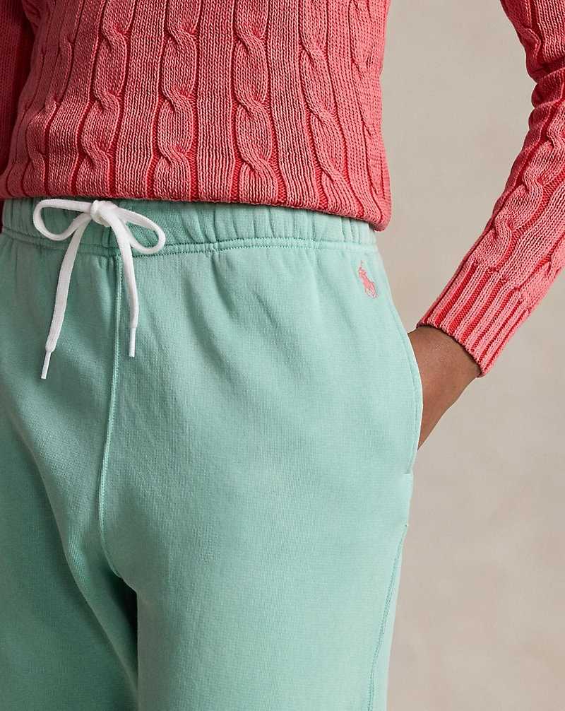 Pantalones Ralph Lauren Lightweight Fleece Athletic Mujer Celadon | MSJGCKF-95 - vista 5